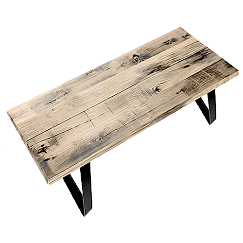 table bois recyclé, table vieux bois, table ancienne